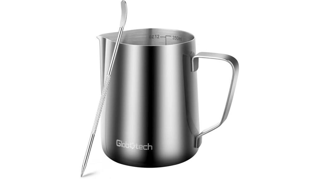 12 oz stainless steel pitcher