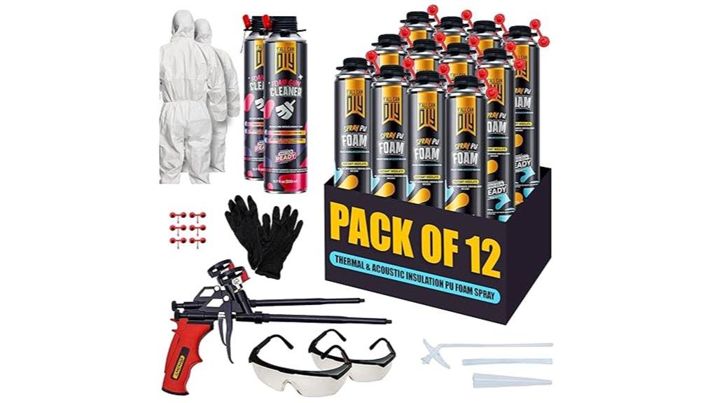 12 pack closed cell foam