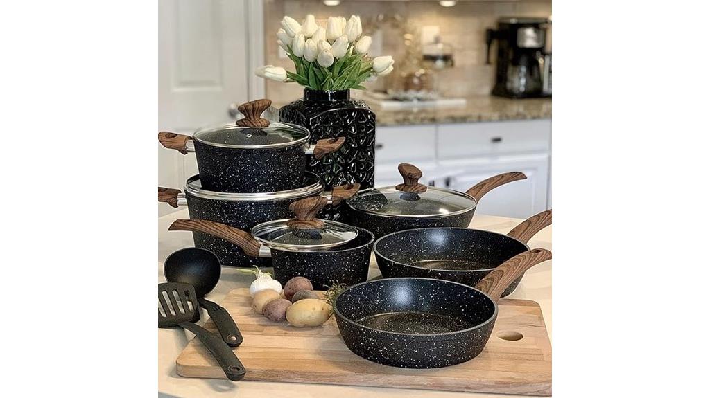 12 piece induction cookware