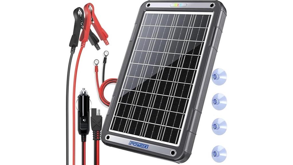 12v solar car charger