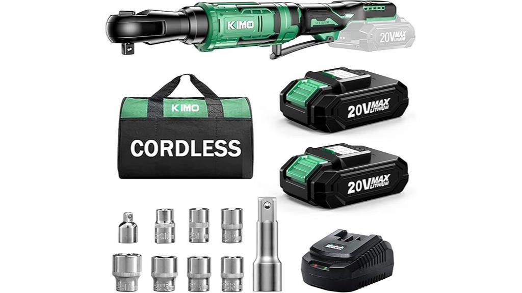 20v cordless ratchet set