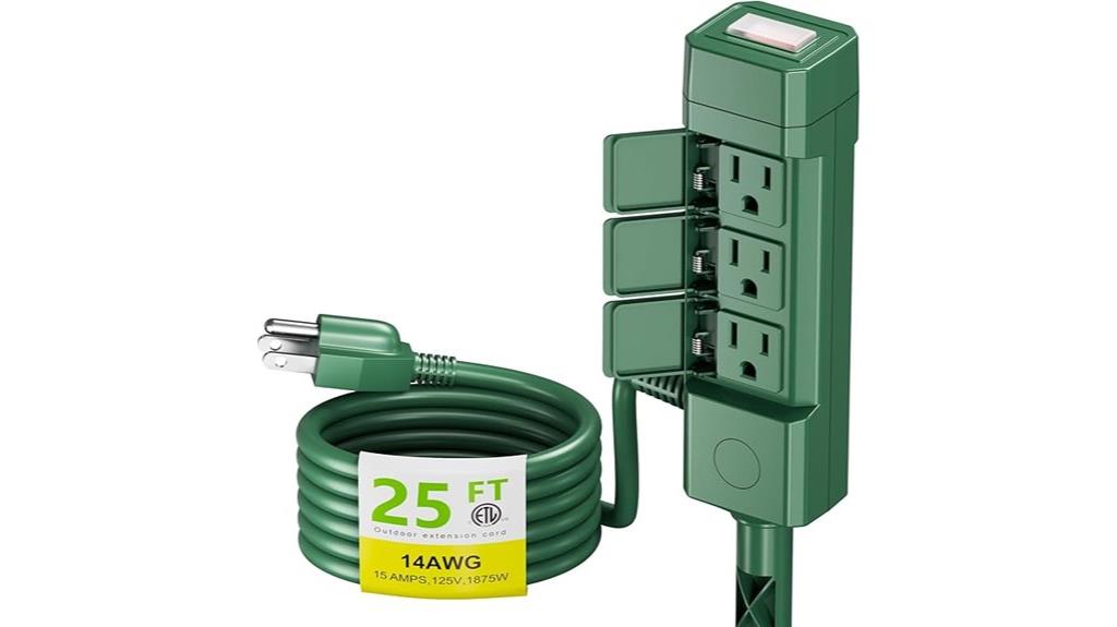 25 foot outdoor extension cord
