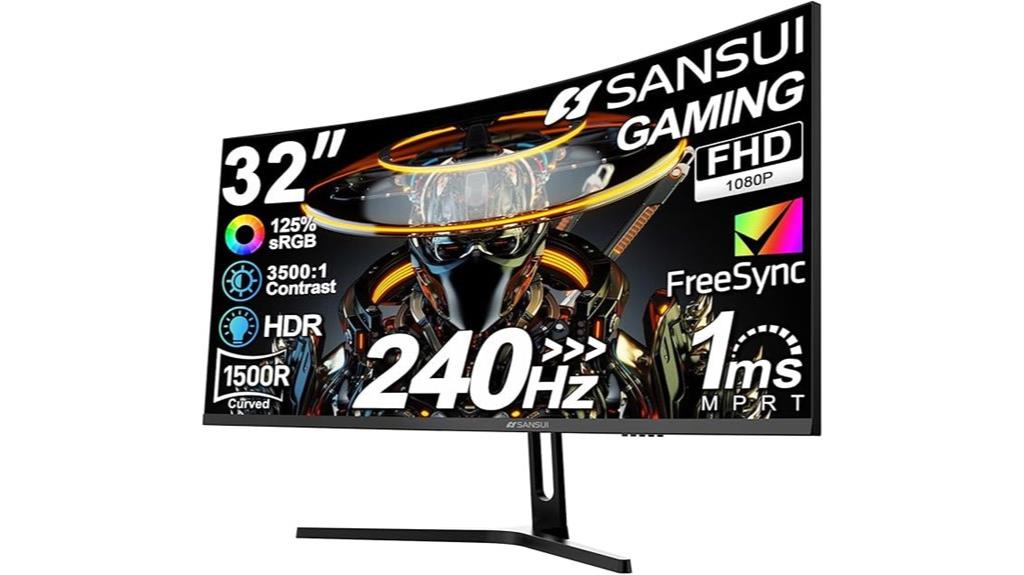 32 inch curved gaming monitor