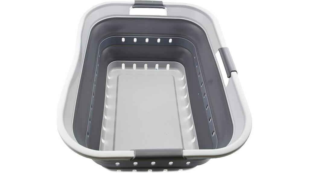 42l collapsible laundry basket