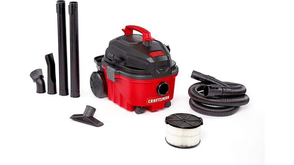 4 gallon wet dry vacuum