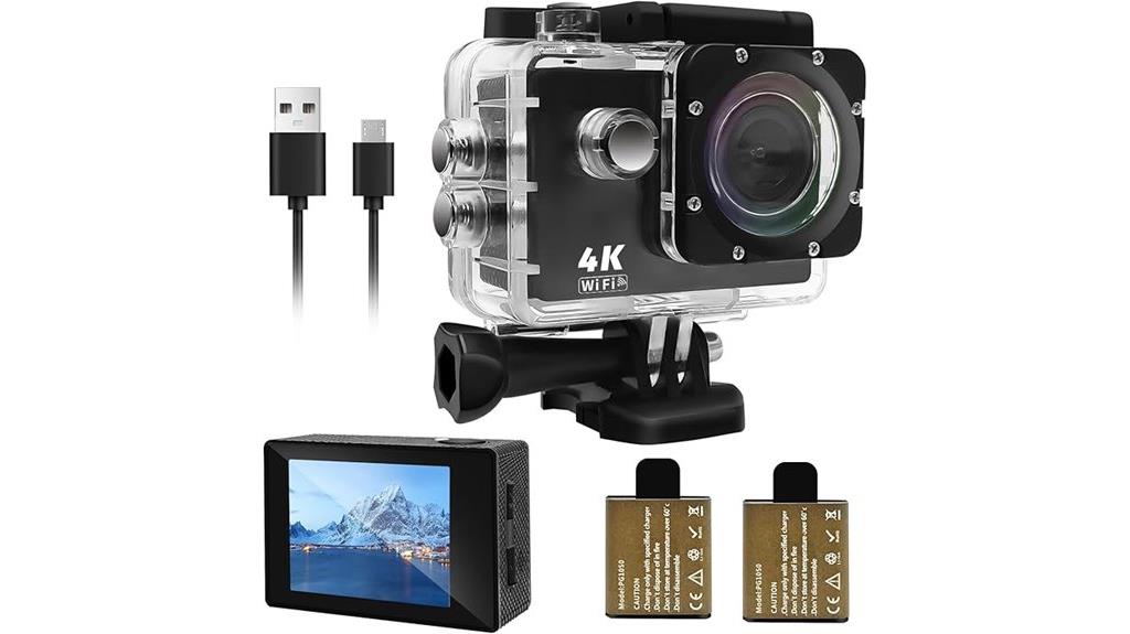 4k waterproof action camera