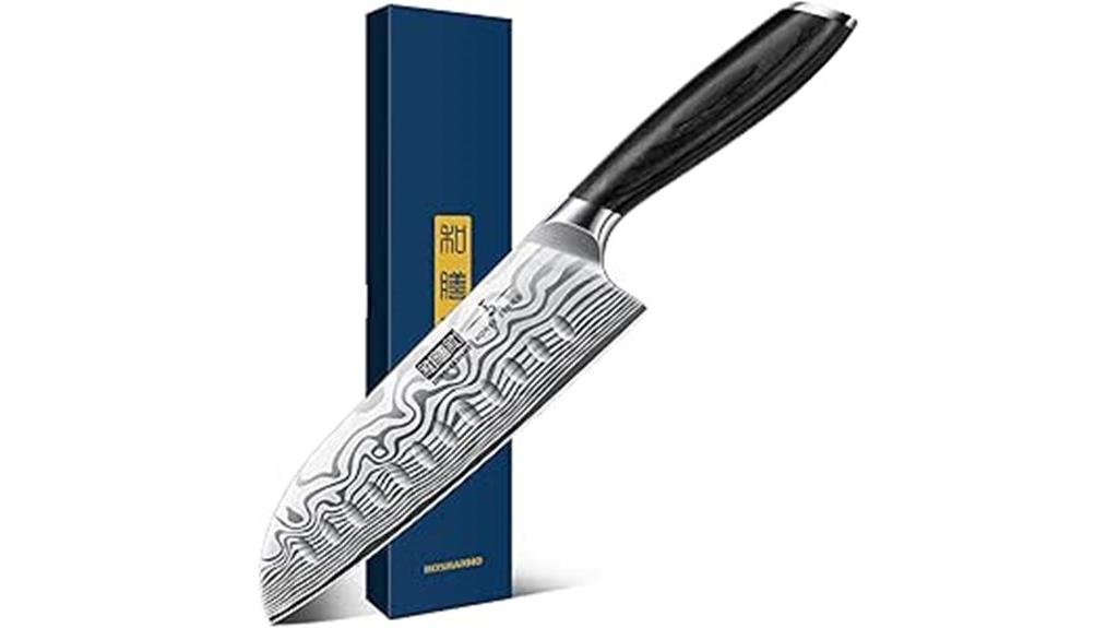 7 inch japanese santoku knife