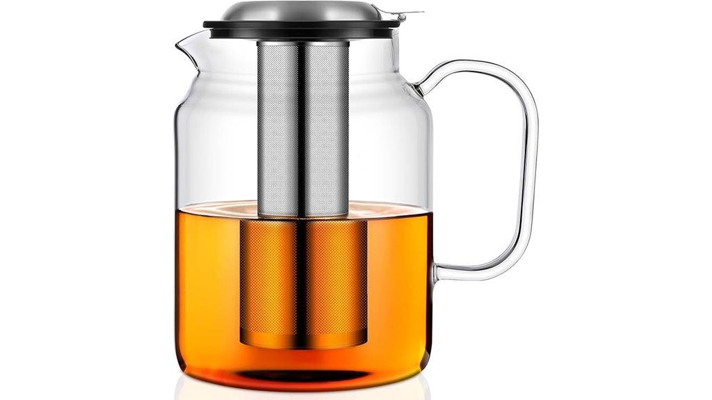 85oz glass teapot