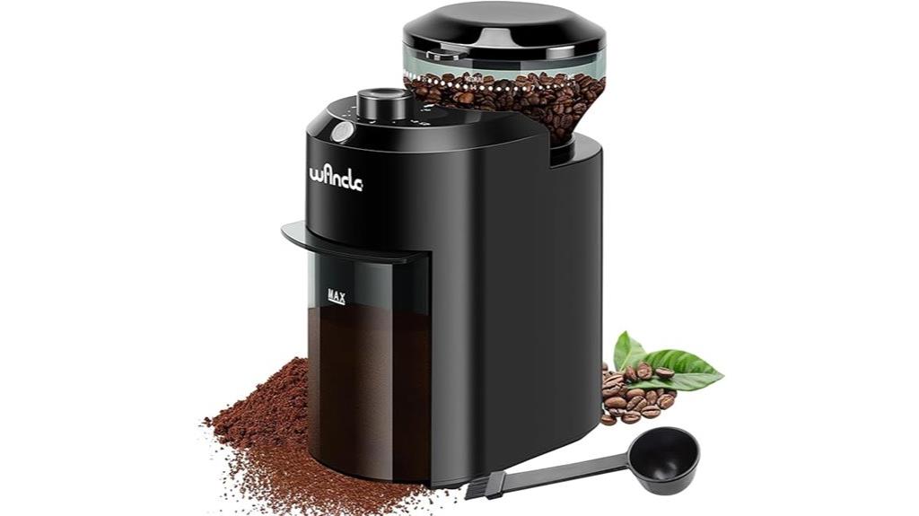 adjustable 28 setting coffee grinder