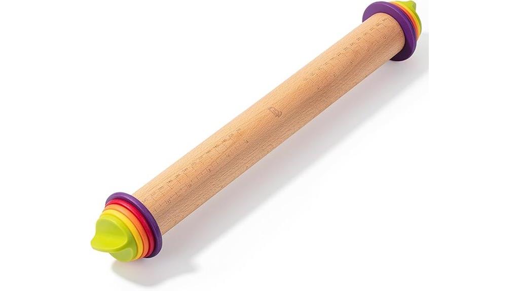 adjustable bamboo rolling pin
