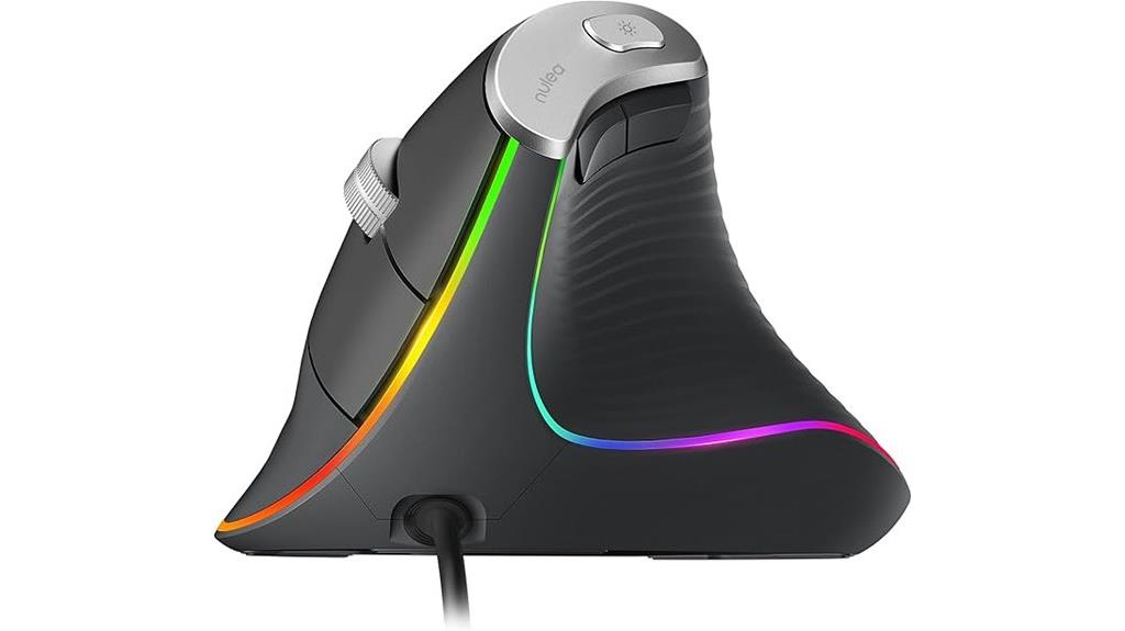adjustable dpi rgb mouse