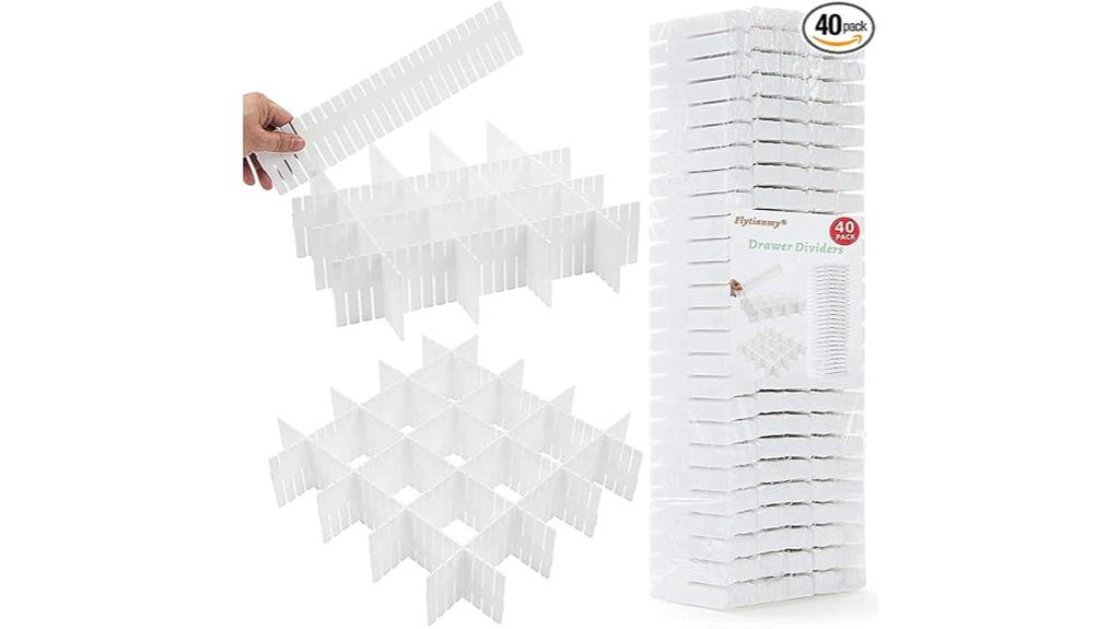 adjustable storage drawer dividers