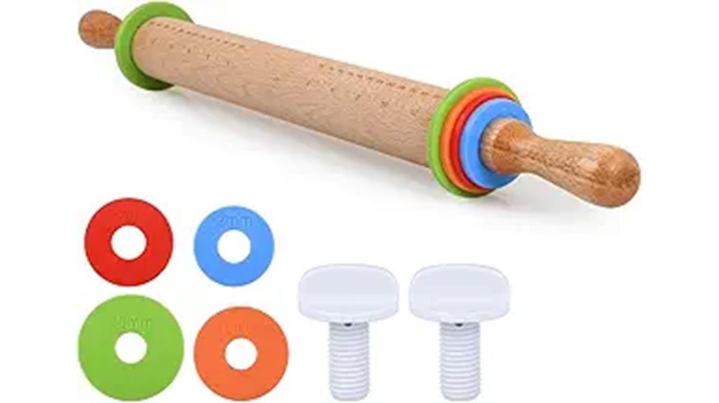 adjustable thickness rolling pin