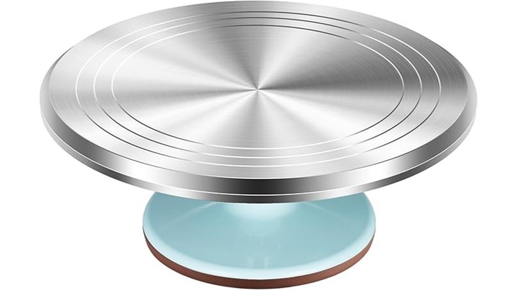 aluminum revolving cake stand