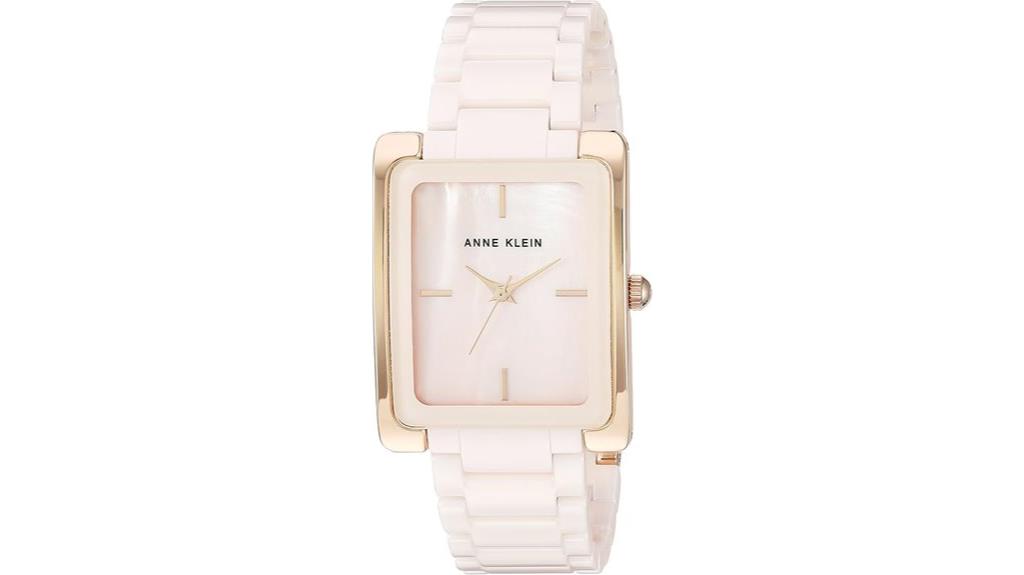 anne klein women s ceramic watch