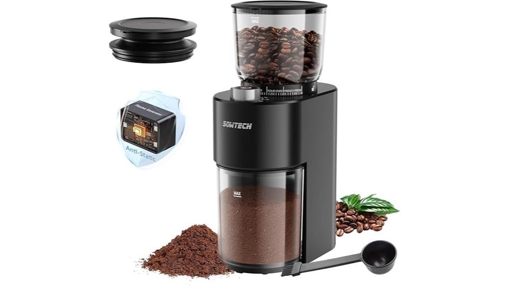 anti static coffee grinder