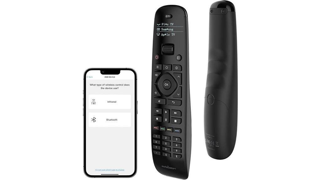 backlit universal remote