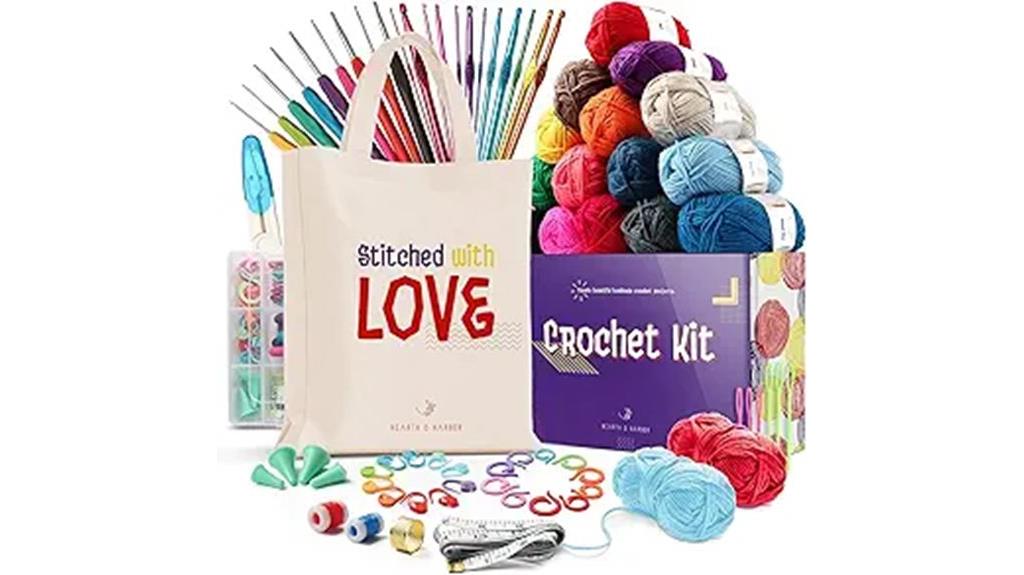 beginner crochet kit set
