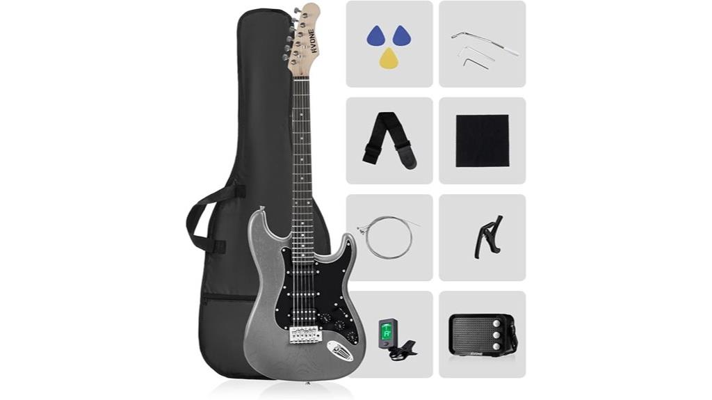 beginner guitar kit with amp