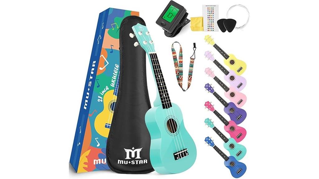 beginner soprano ukulele set
