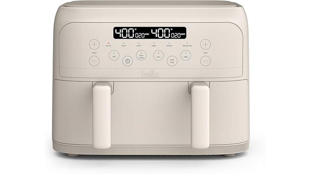 bella 4 qt air fryer