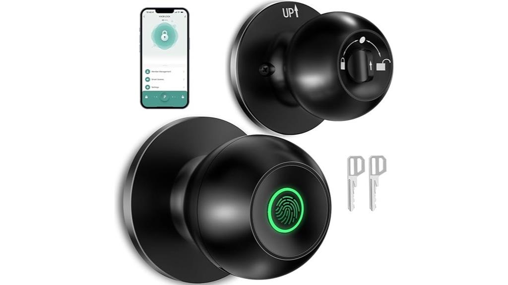 biometric app controlled lock