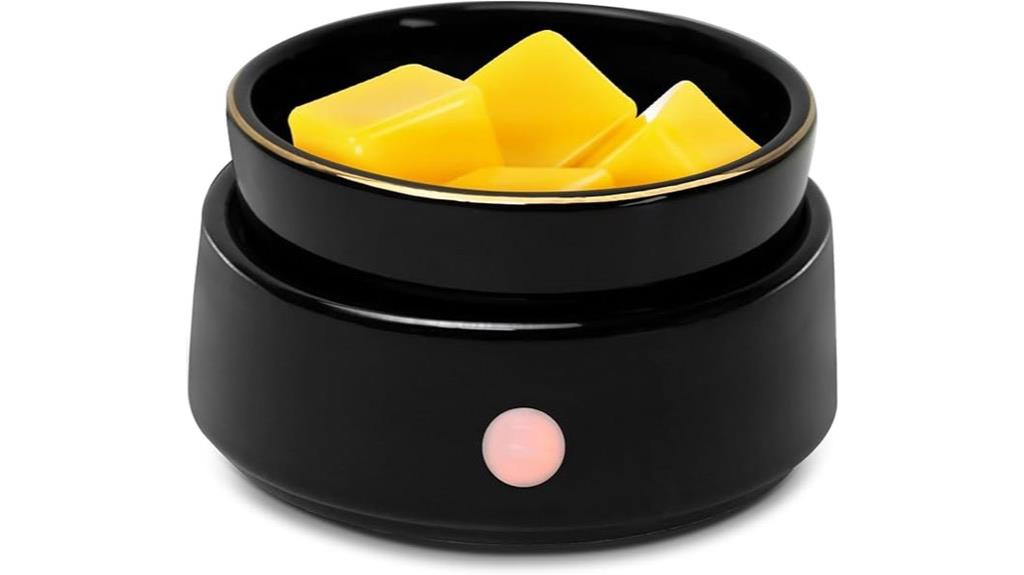 black wax melter