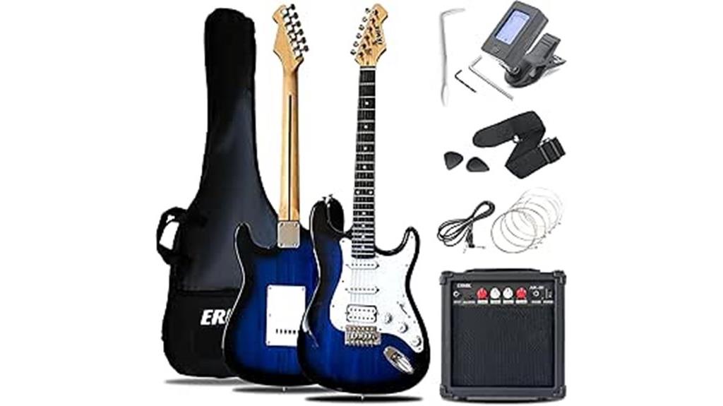 blue ermik electric guitar