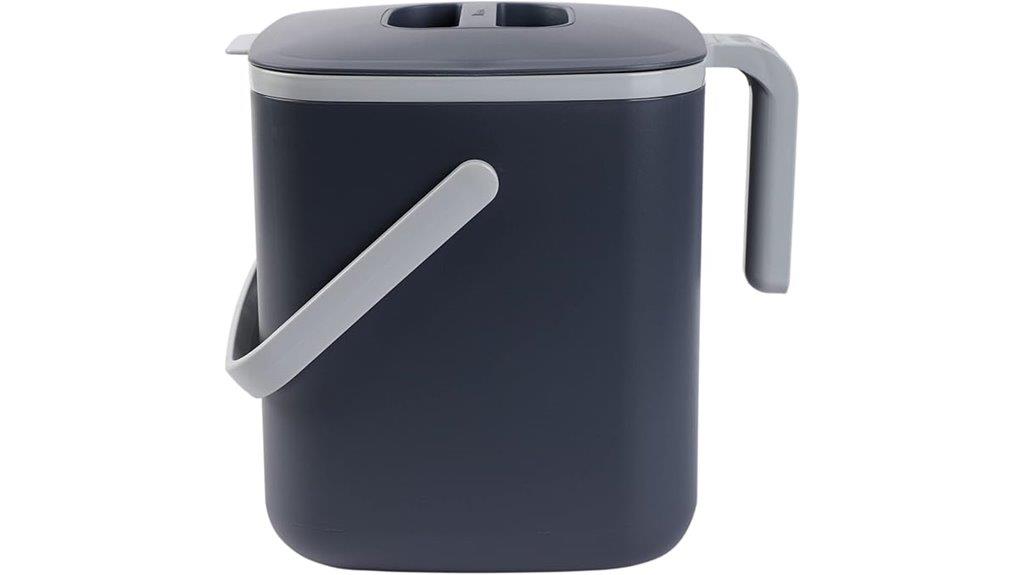 blue ginkgo kitchen bin