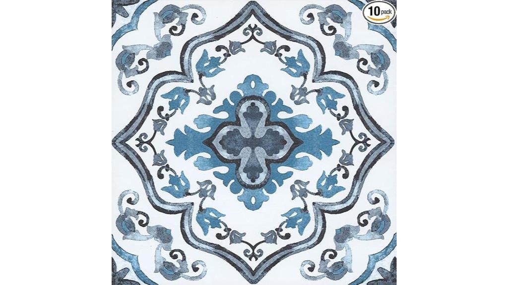 blue marrakesh floor tiles