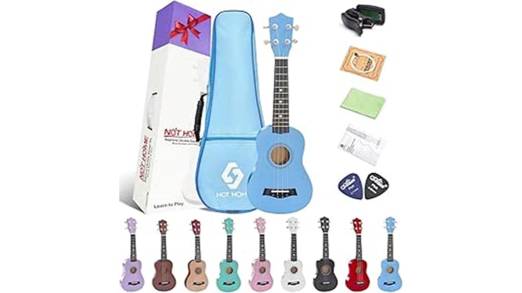 blue soprano ukulele kit