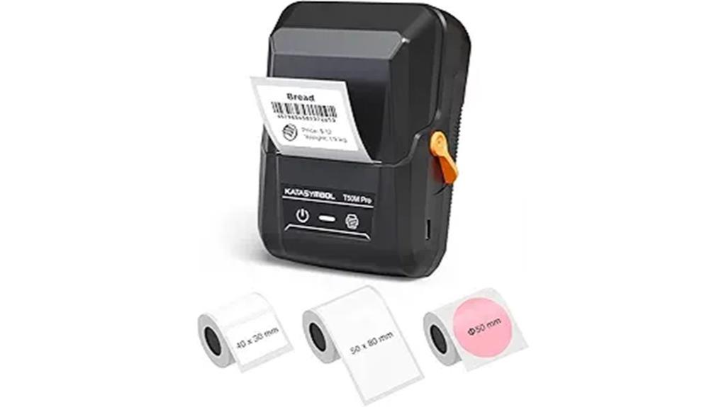 bluetooth label maker with tapes
