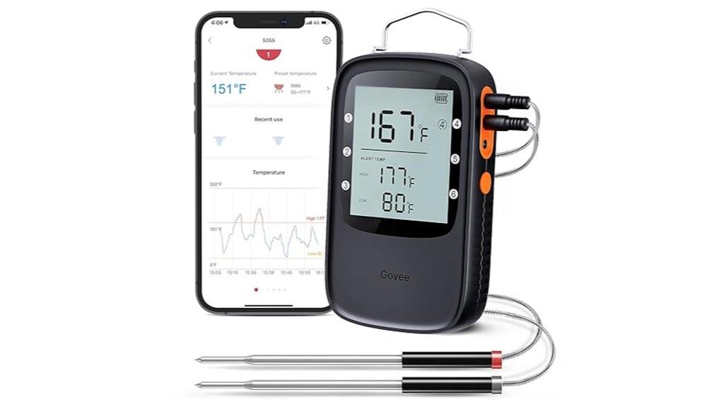 bluetooth meat thermometer with probes