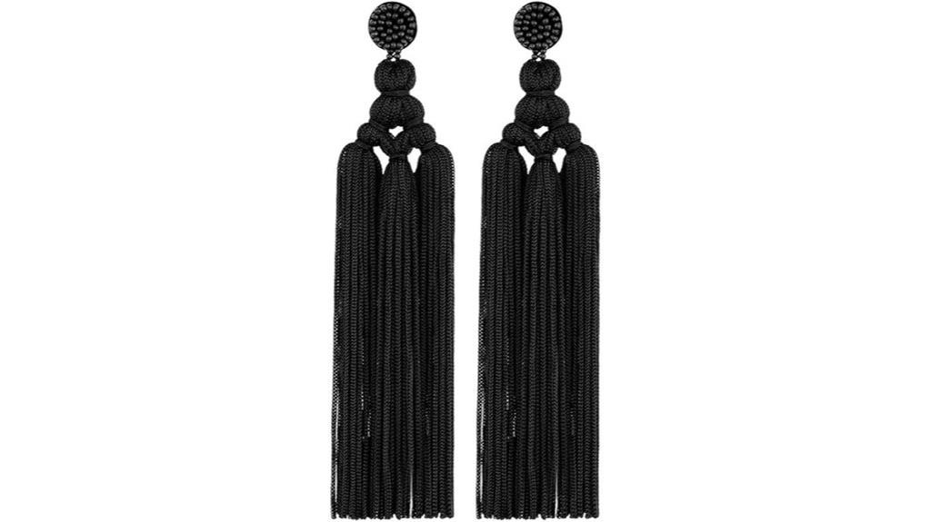 bohemian tassel earrings