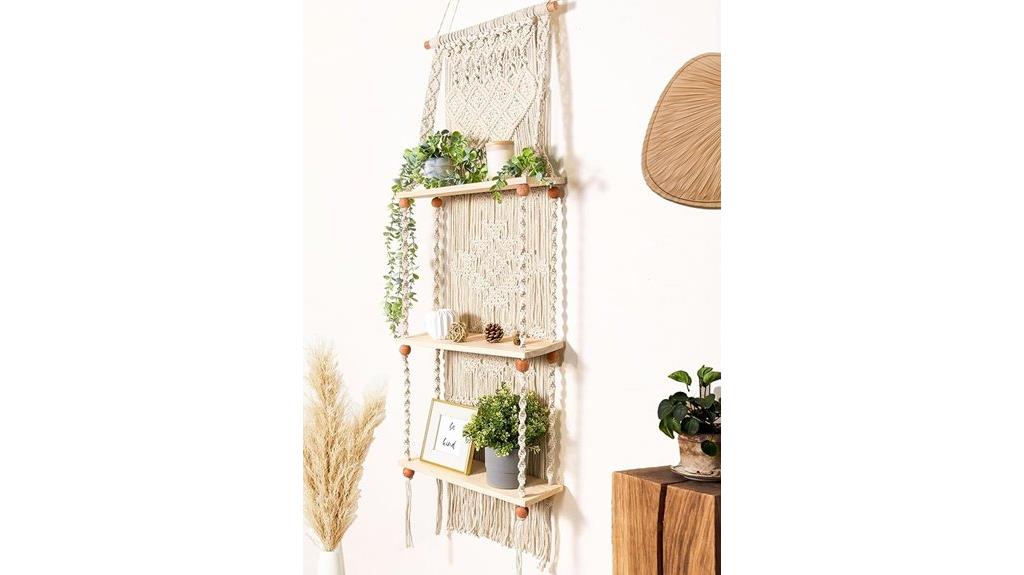 boho 3 tier plant organizer