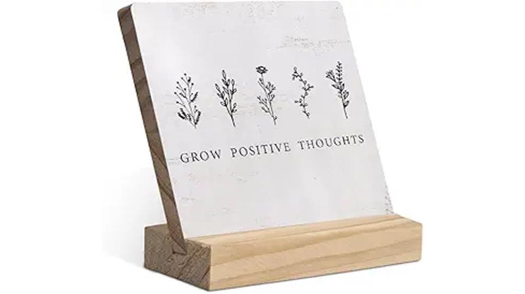 boho botanical desk decor