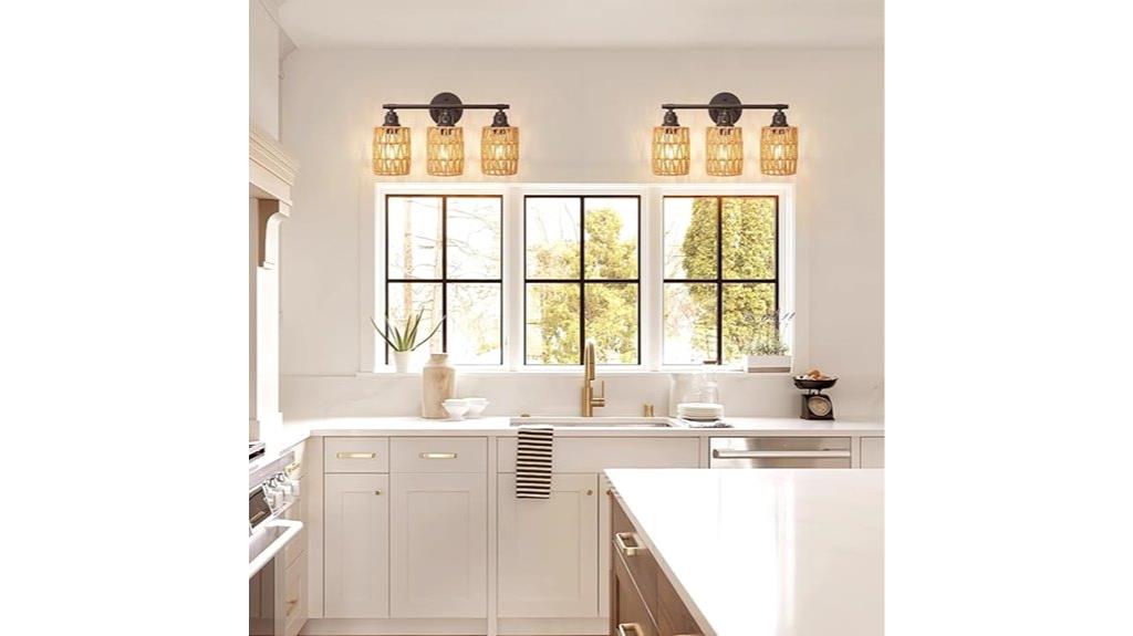 boho coastal wall light