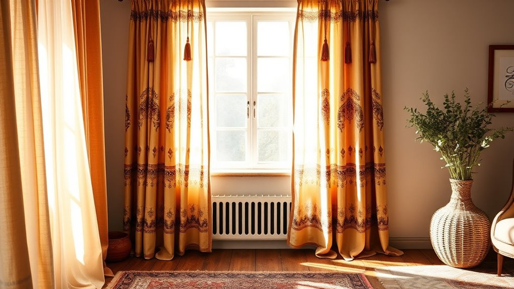 boho curtain panel ideas