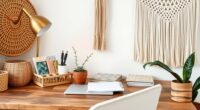 boho desk decor ideas
