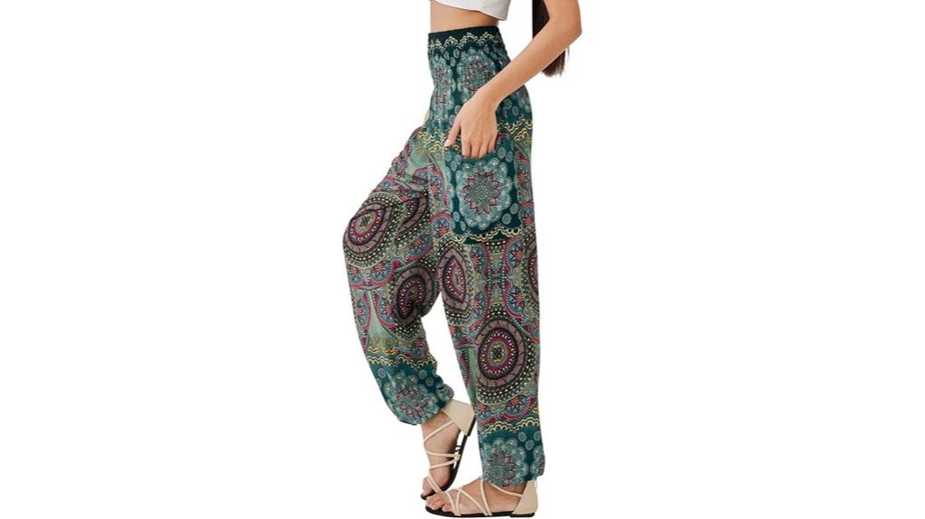boho hippie yoga pants