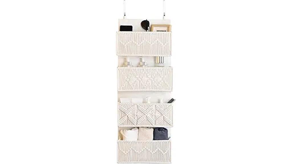 boho nursery door organizer