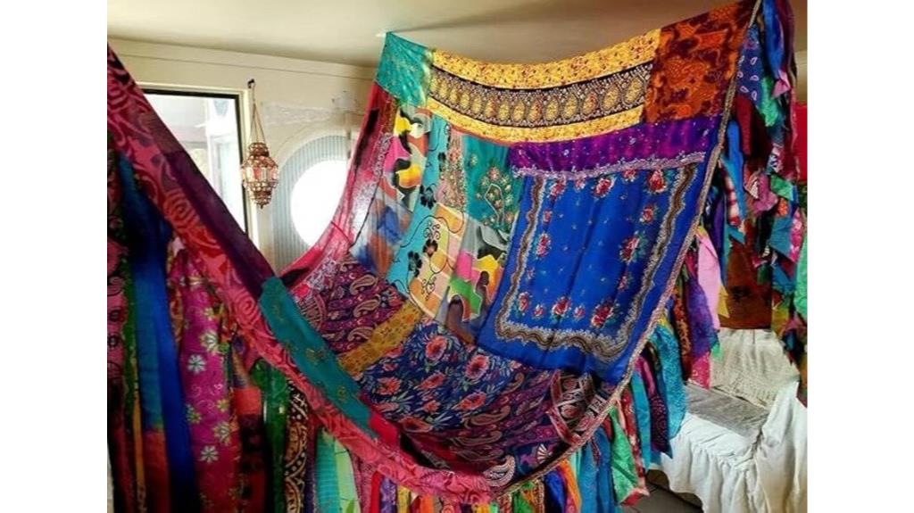 boho saree tent canopy