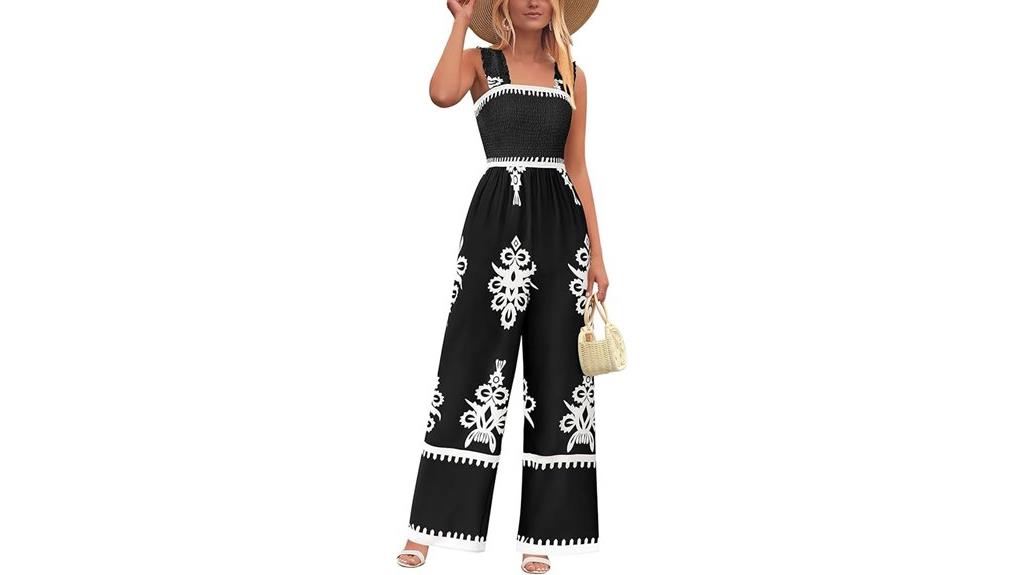 boho summer jumpsuit pockets