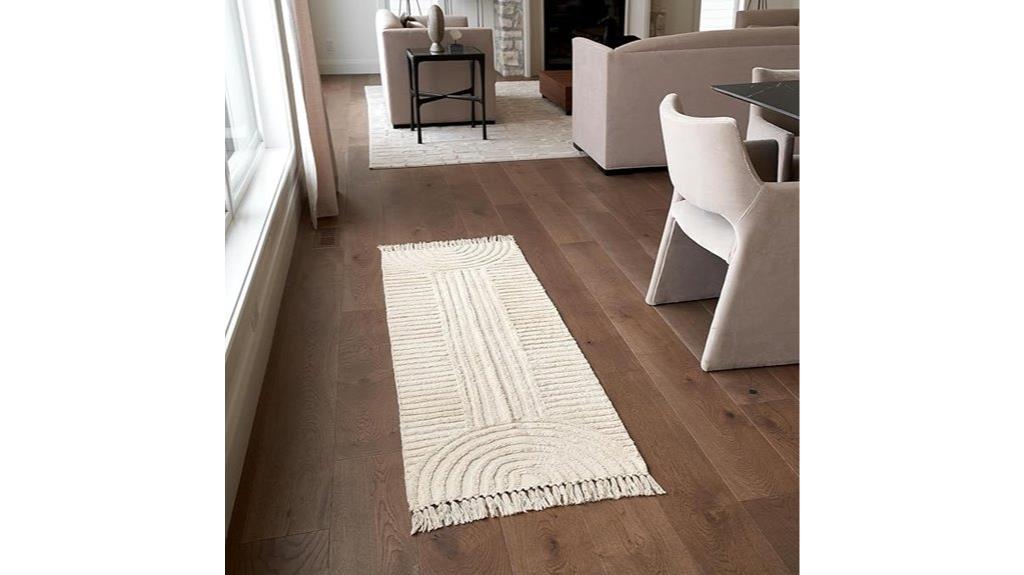 boho tassel runner rug