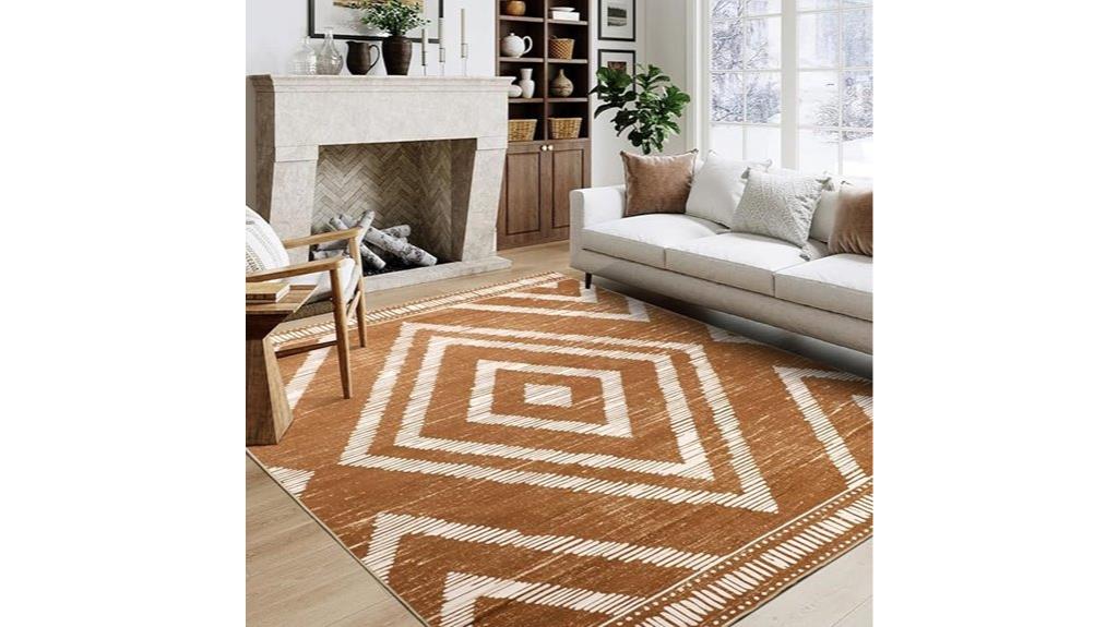 boho washable rug