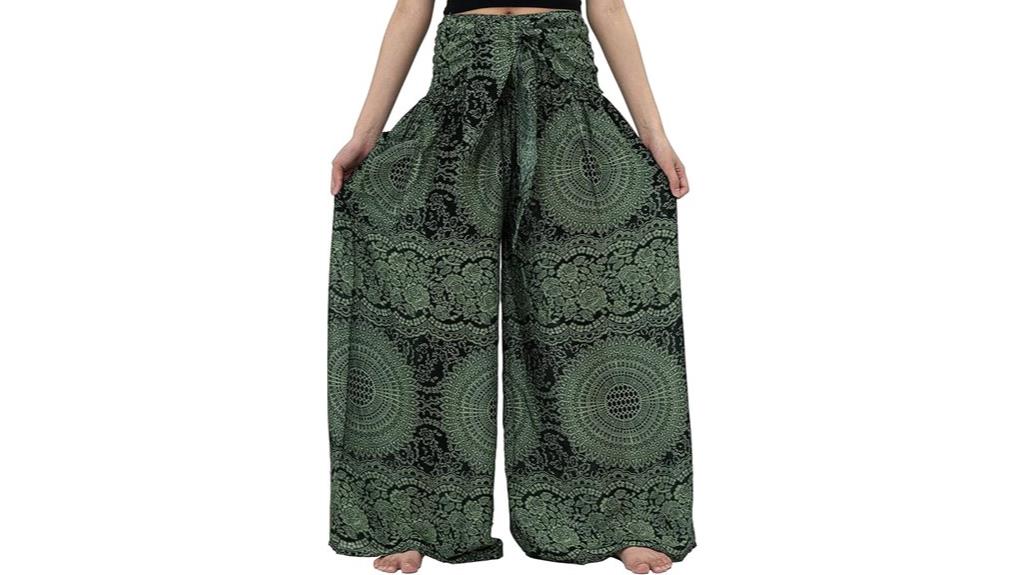 boho wide leg pants