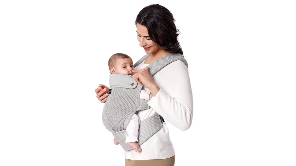 breathable mesh baby carrier