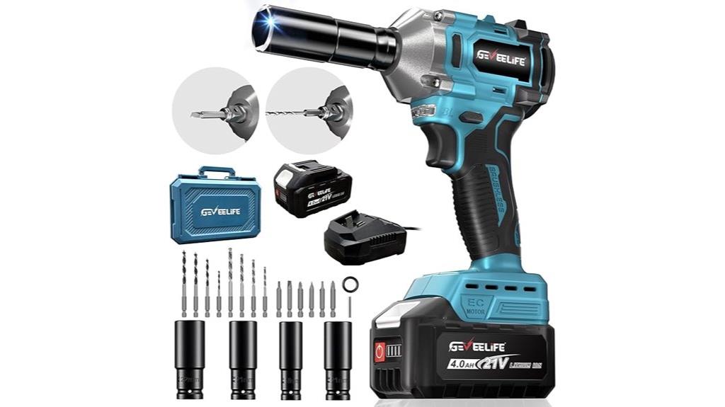 brushless impact wrench kit