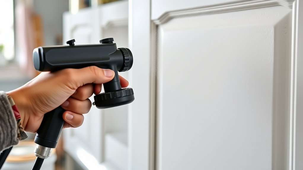 cabinet painting equipment choices