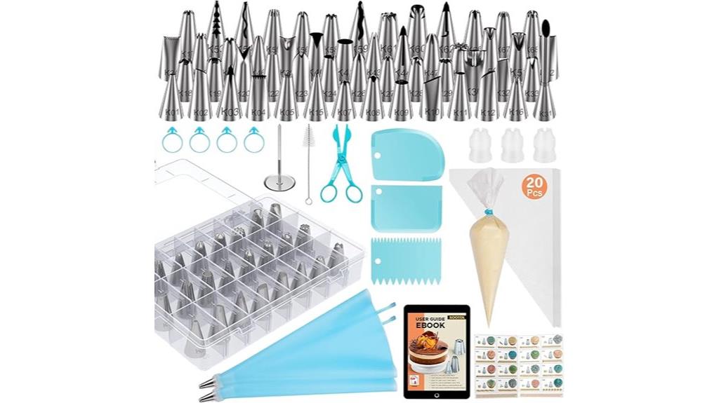 cake decorating piping set